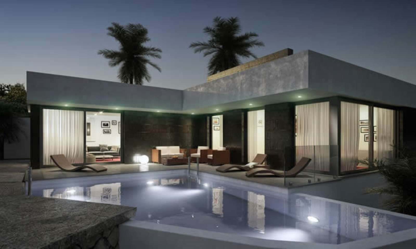 Kjempeflott villa med privat basseng, bilde 1
