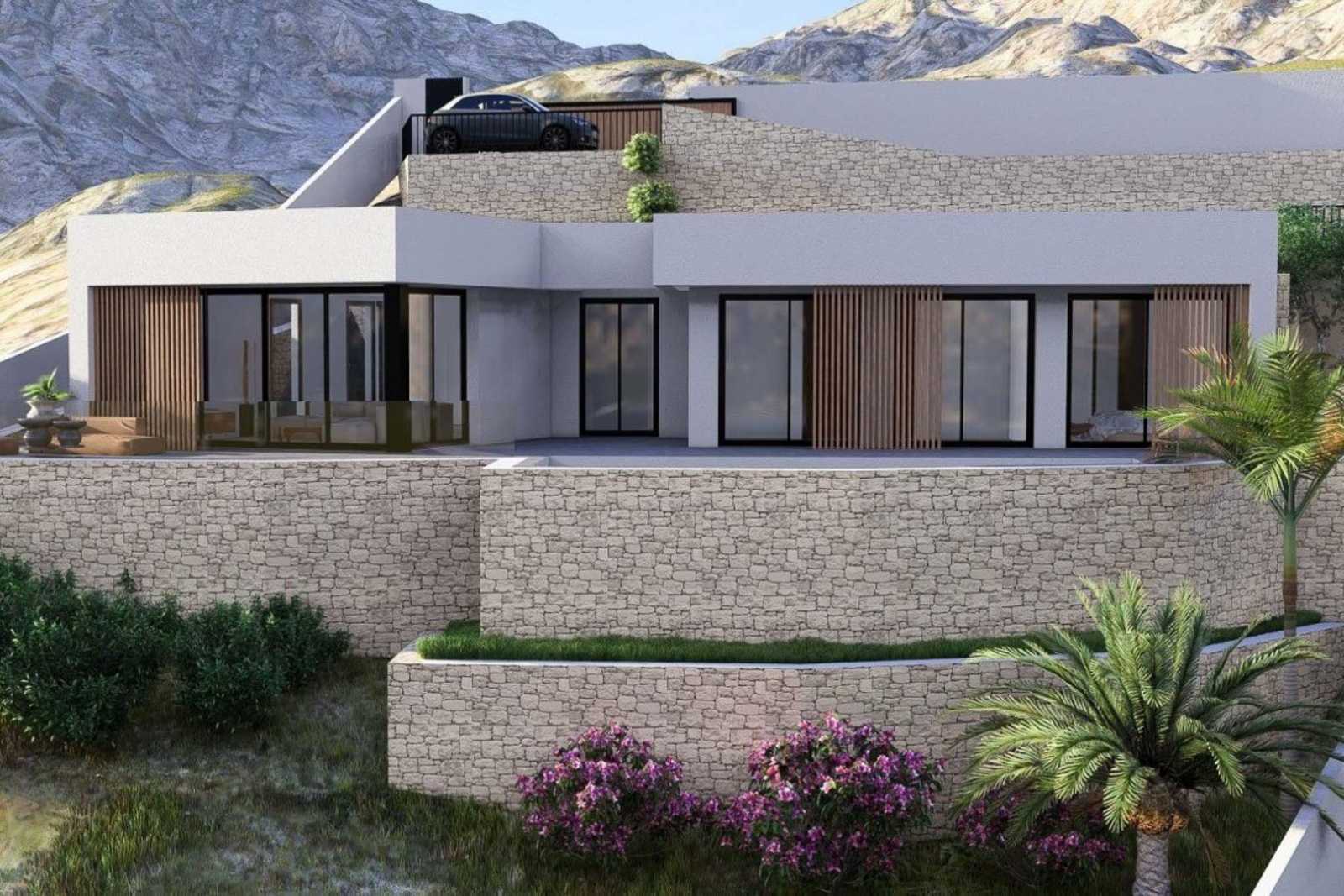 Kjempeflott villa med fjellutsikt – Privat basseng og 3 soverom, bilde 1
