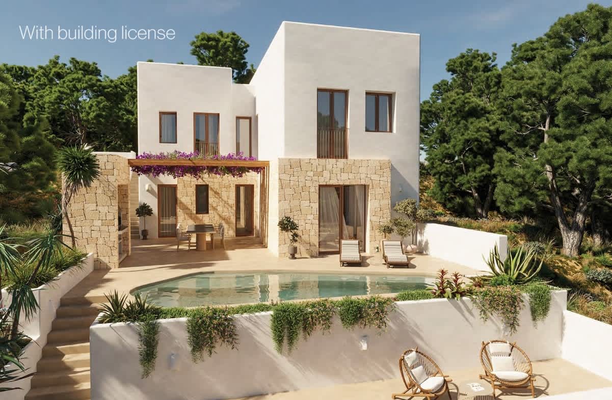 Kjempeflott villa i Ibiza-stil – Privat basseng og 4 soverom, bilde 1