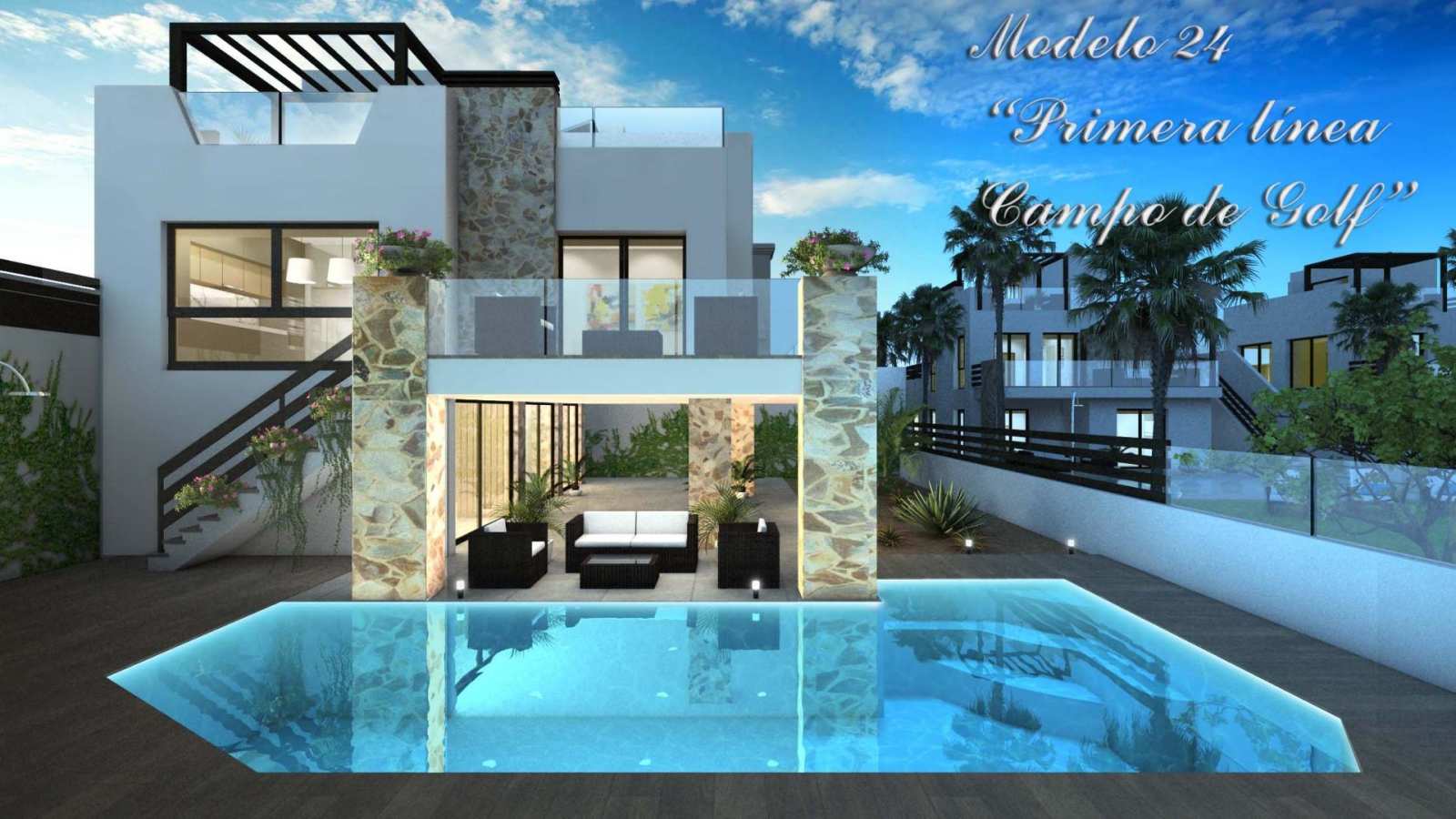 Eksklusiv villa med privat basseng – Nybygg og takterrasse, bilde 1