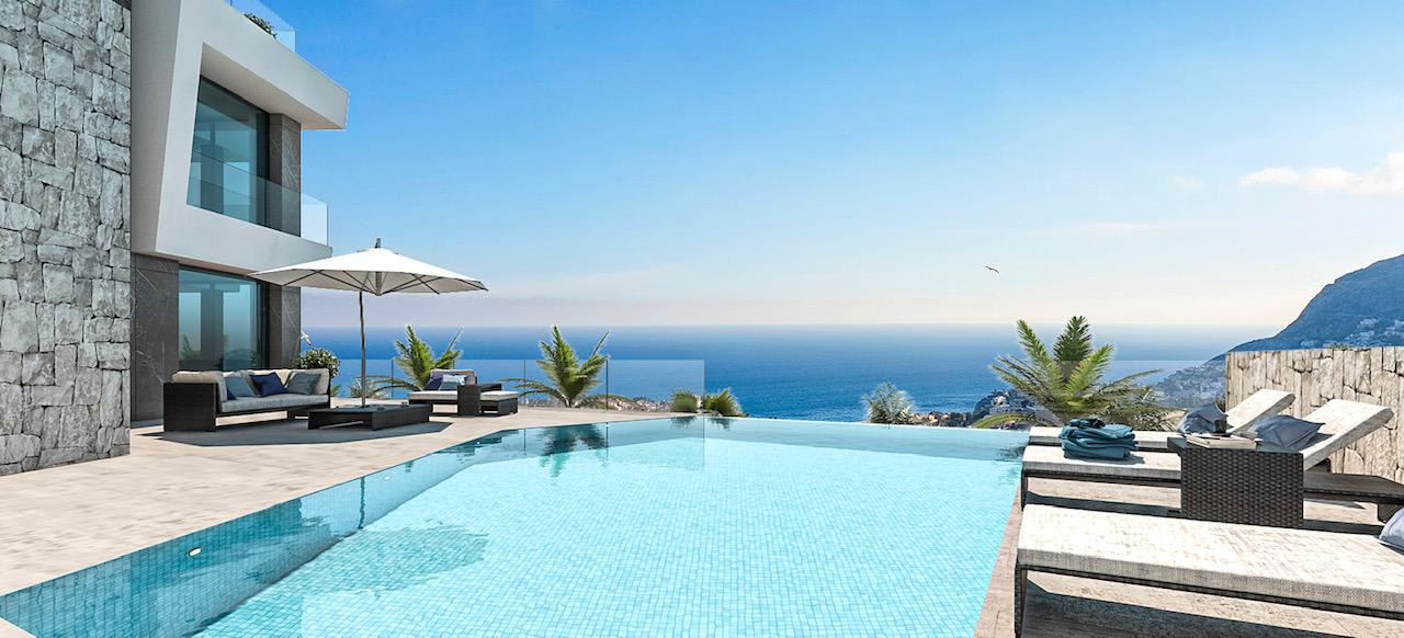 Fantastisk villa med havutsikt – Privat basseng, heis og takterrasse, bilde 1