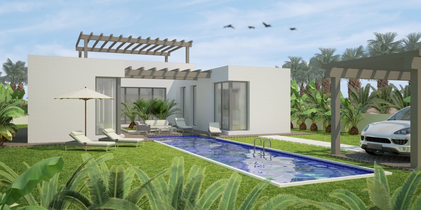 Fantastisk villa med privat basseng og takterrasse – Nybygg med 3 soverom, bilde 1