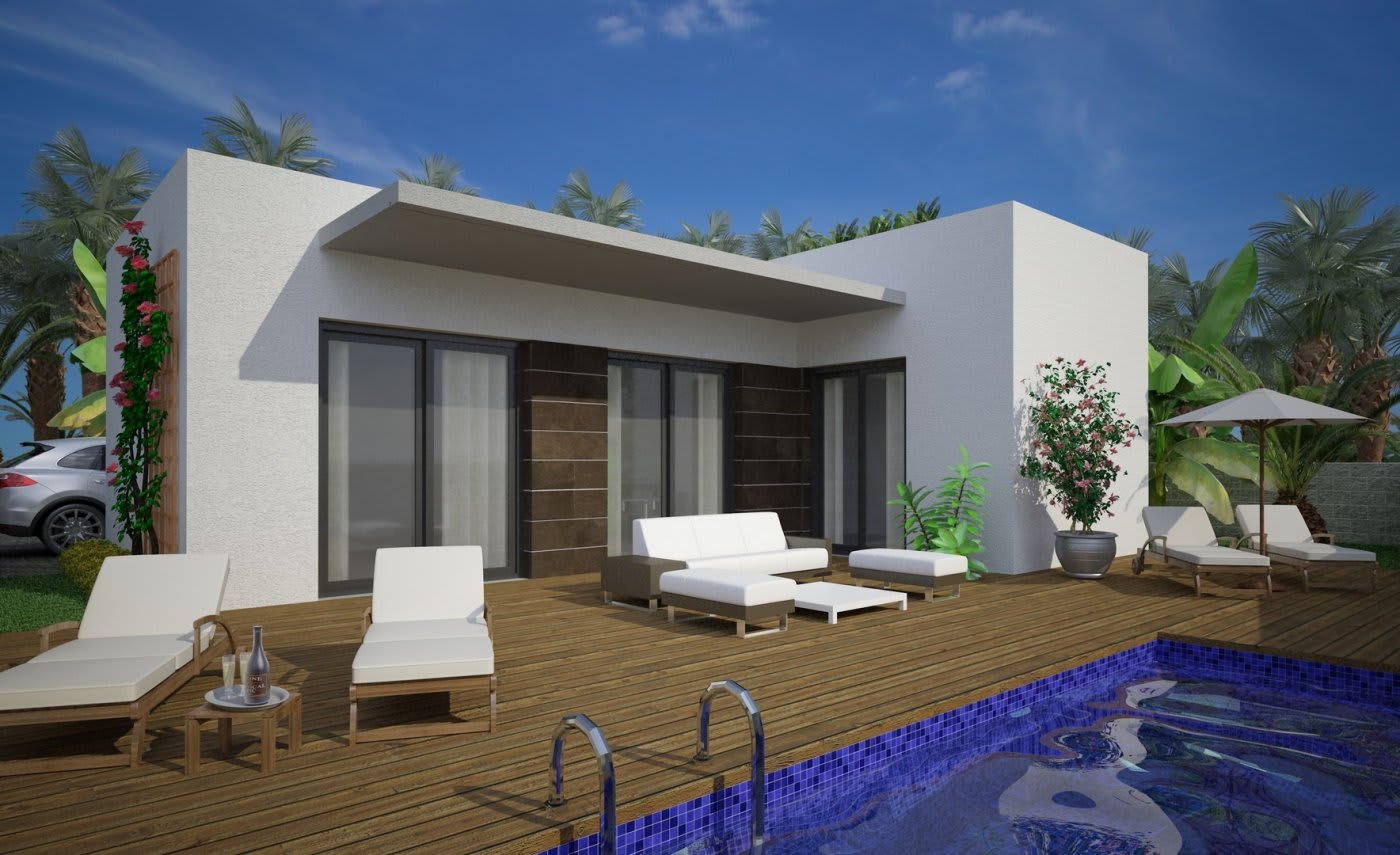 Ny villa med privat basseng, bilde 1