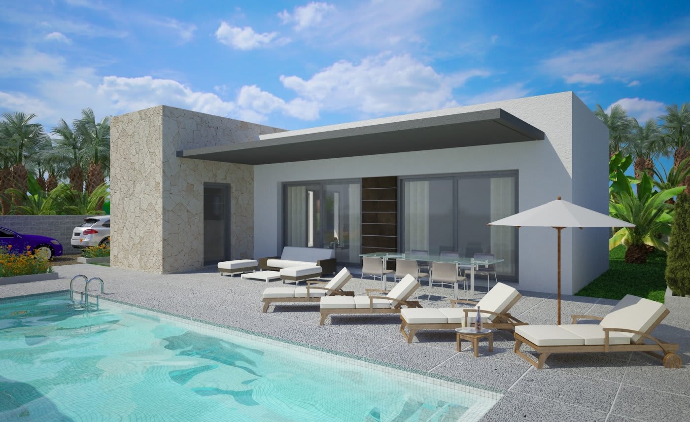 Kjempeflott villa med privat basseng – Nybygg og 3 soverom, bilde 1
