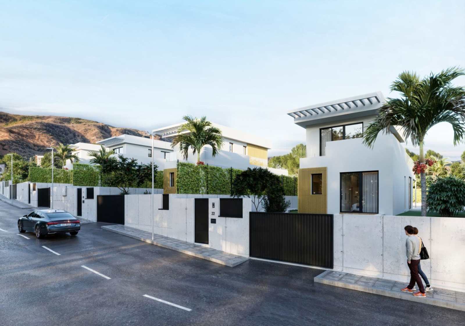Eksklusiv villa med takterrasse og havutsikt – Nybygg med privat basseng, bilde 1