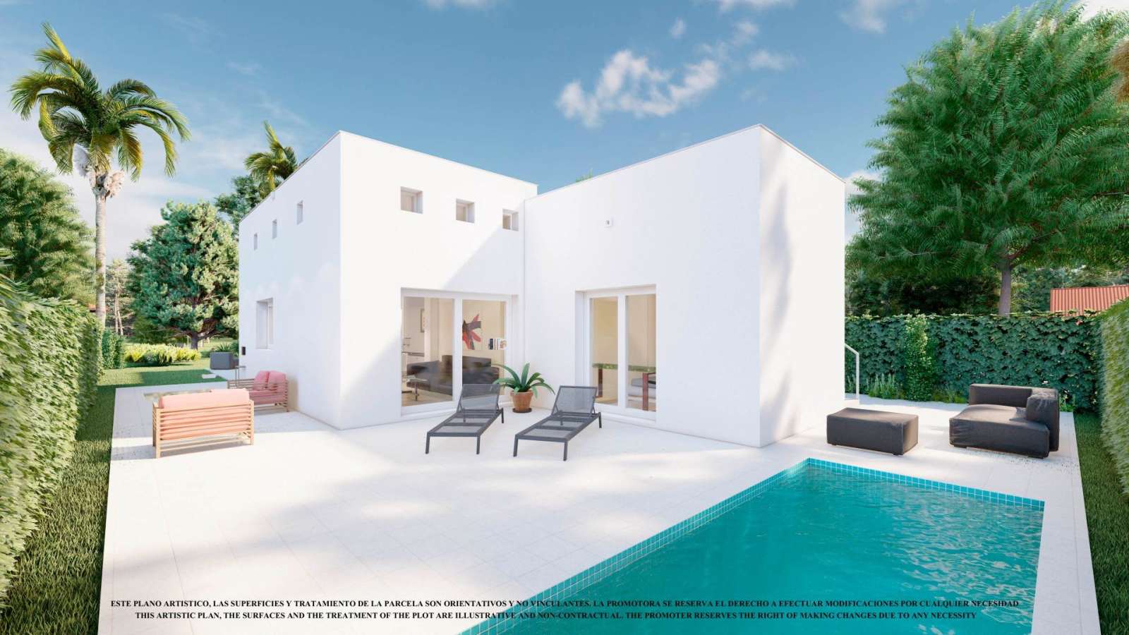 Ny villa med solarium og privat basseng – 3 soverom og 350 m² tomt, bilde 1