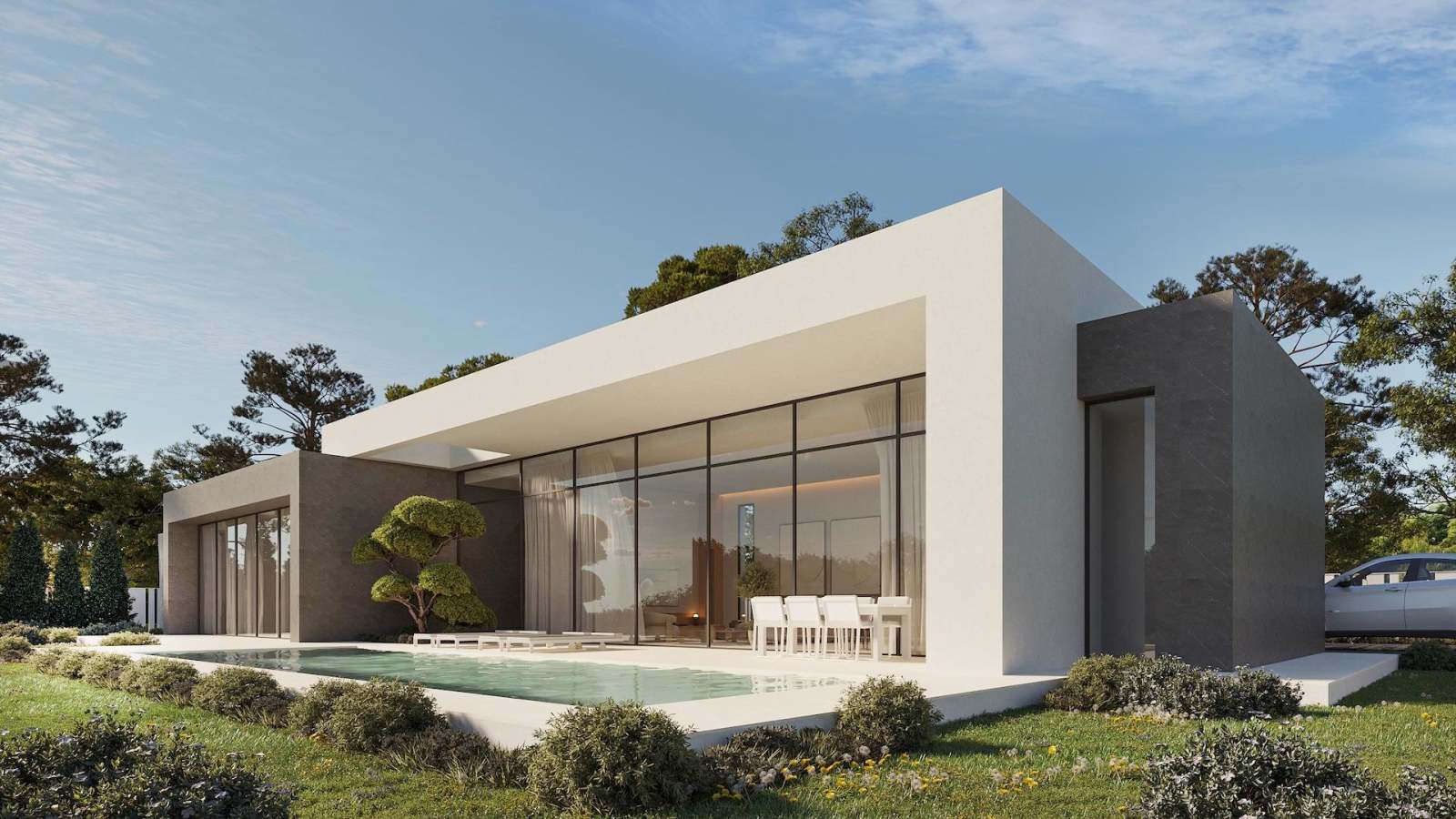 Kjempeflott ny villa med privat basseng – 900 meter fra stranden, bilde 1
