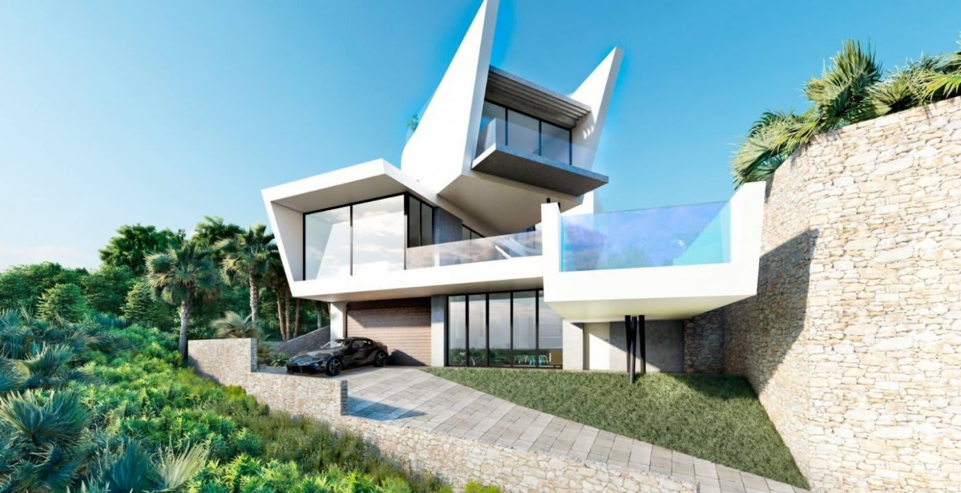 Eksklusiv villa med takterrasse og privat basseng – Nybygg 250 meter fra stranden, bilde 1