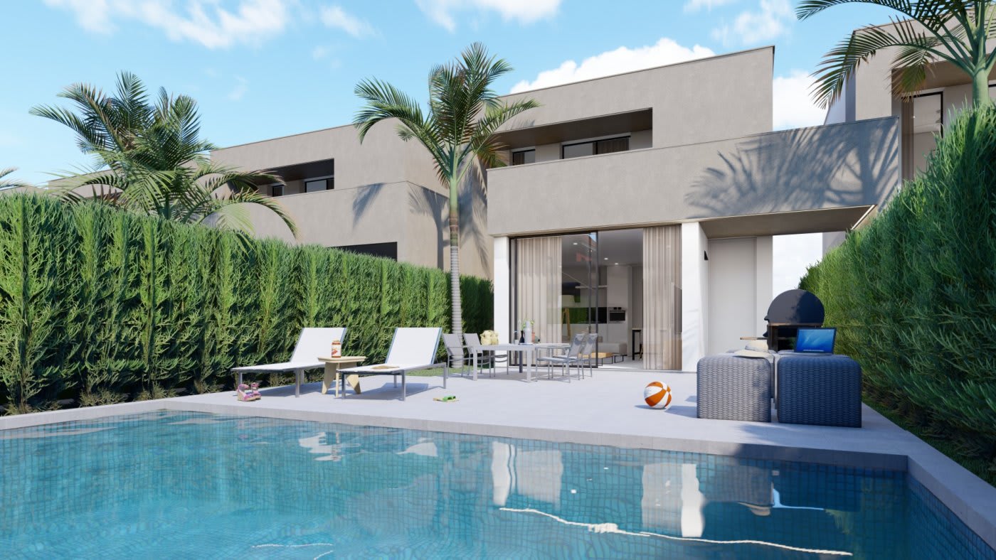 Nybygd villa med privat basseng – 200 meter fra stranden, bilde 1