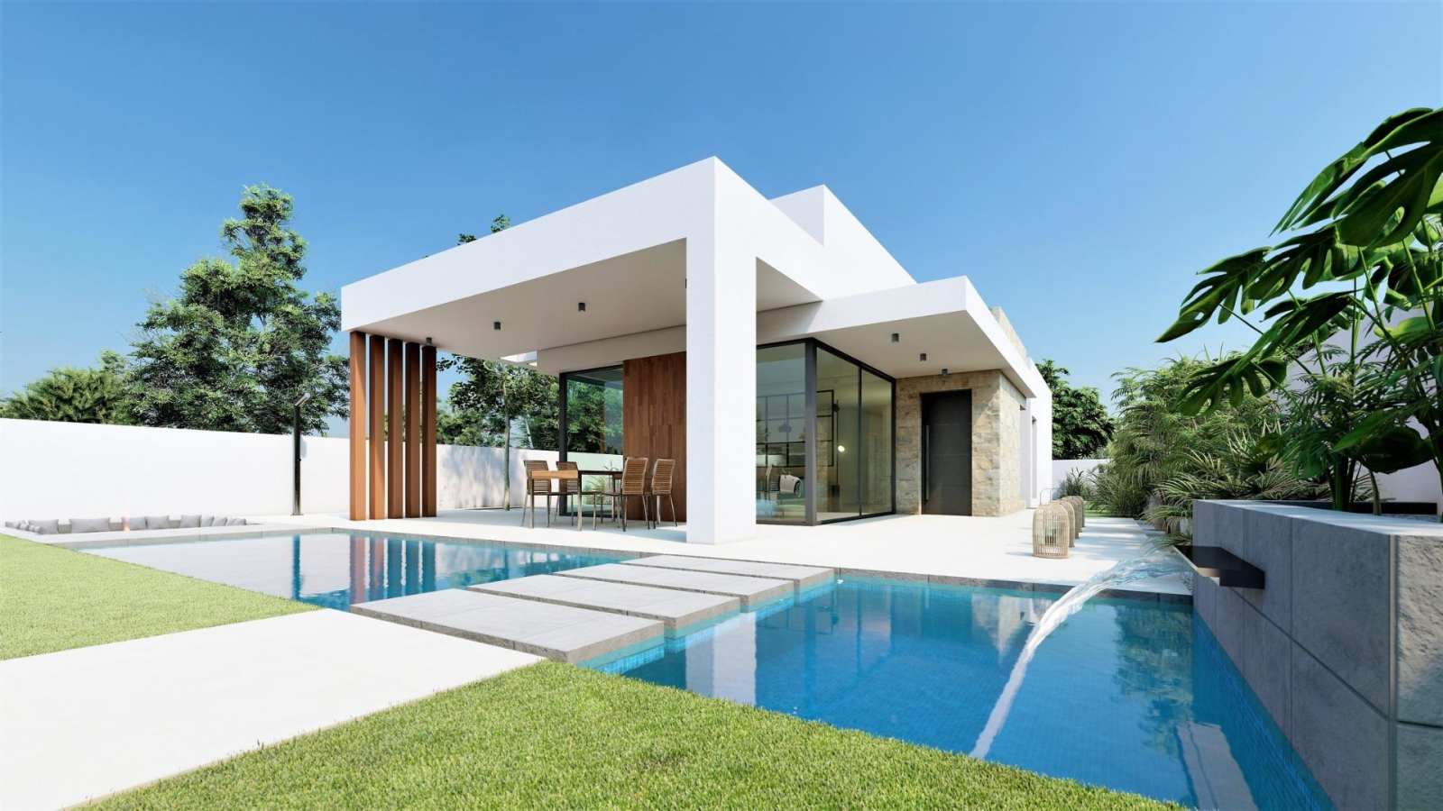 Ny villa med privat basseng, bilde 1