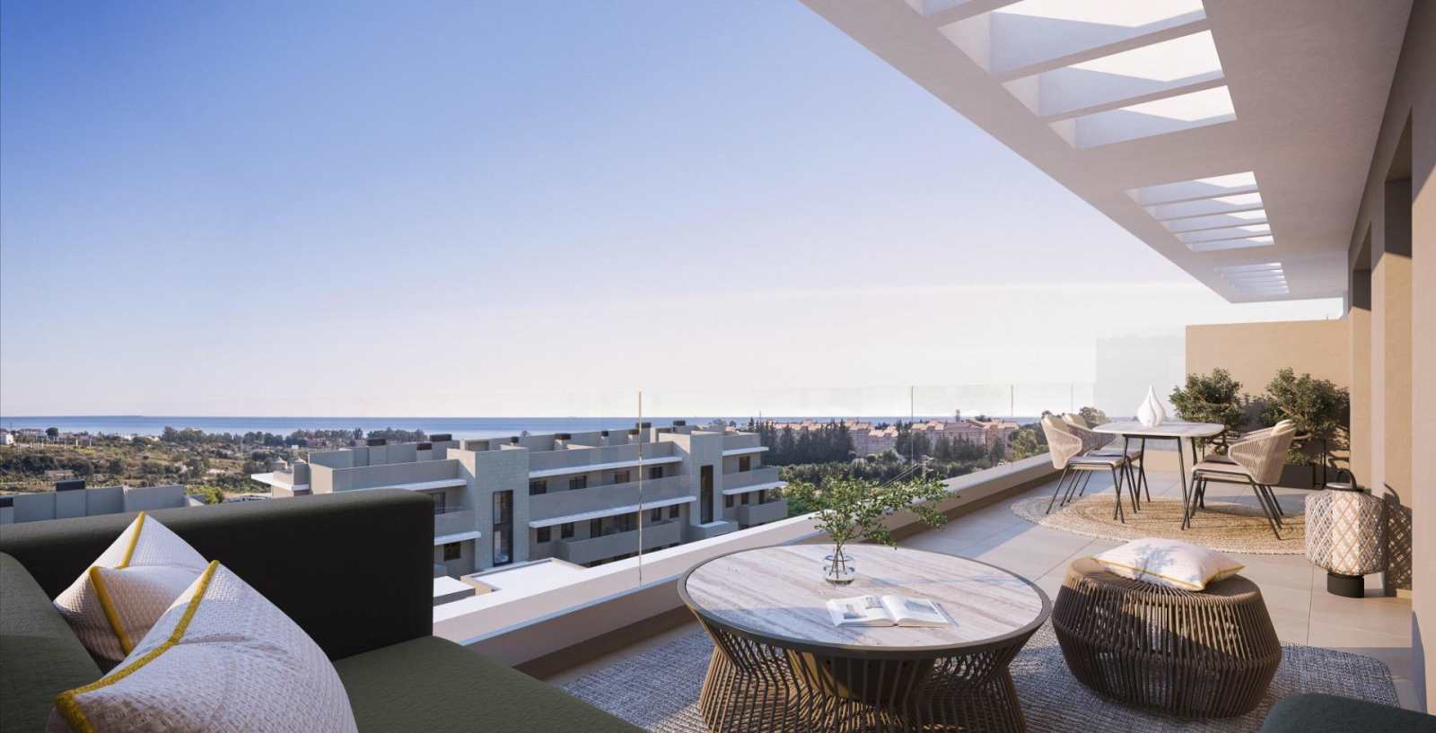 Nybygd leilighet med takterrasse og havutsikt – Tre soverom og 135 m², bilde 1