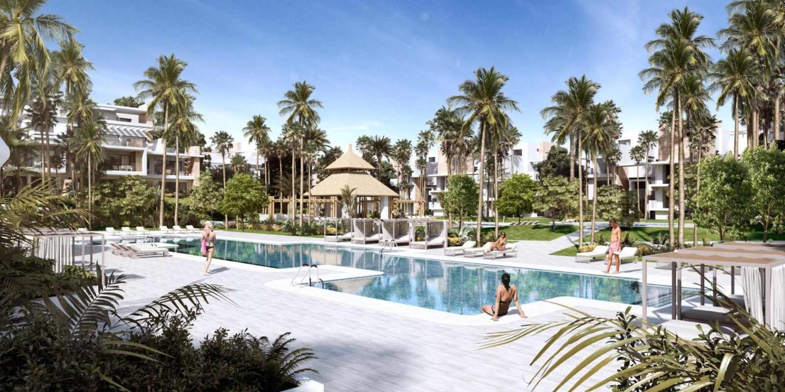 Nytt rekkehus med takterrasse – Gangavstand til strand og privat basseng, bilde 1