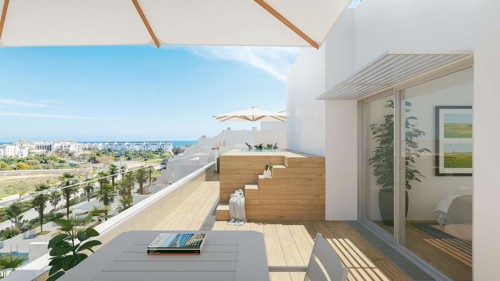 Ny leilighet med takterrasse – Havutsikt, bilde 1