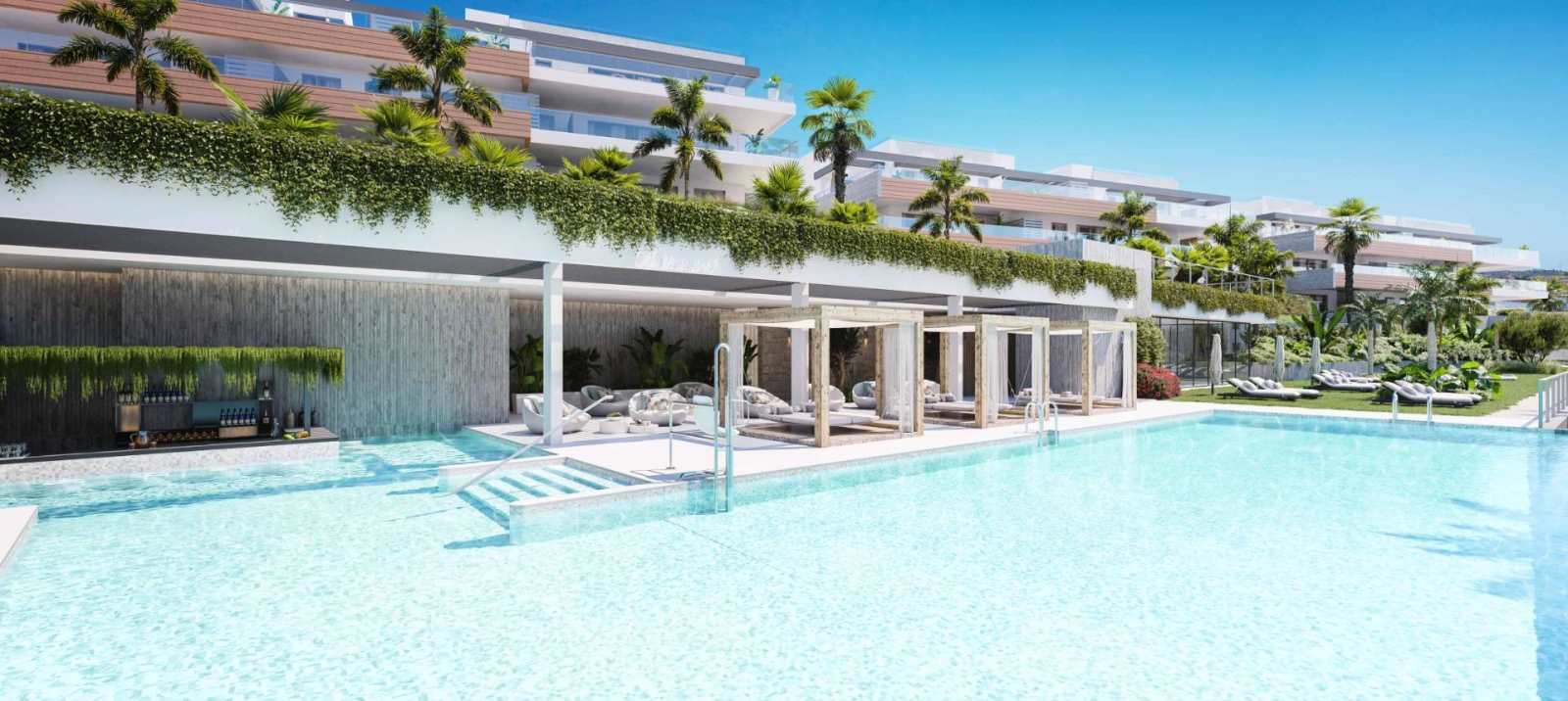 Ny leilighet med takterrasse og havutsikt – Fellesbasseng og 2 soverom, bilde 1