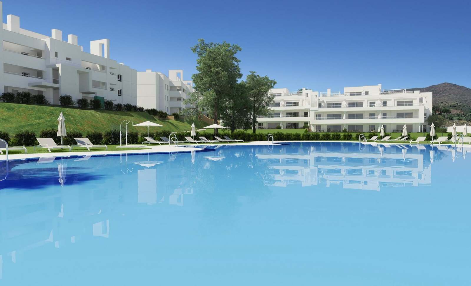 Førstelinje golfleilighet med fellesbasseng – La Cala Golf Resort, bilde 1
