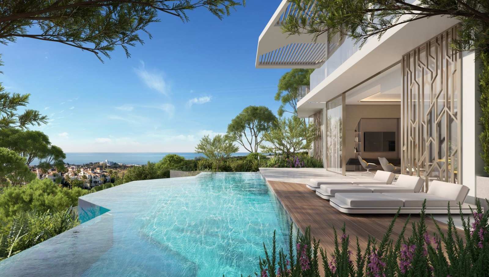 Eksklusiv villa med havutsikt og takterrasse – Privat basseng og 4 soverom, bilde 1