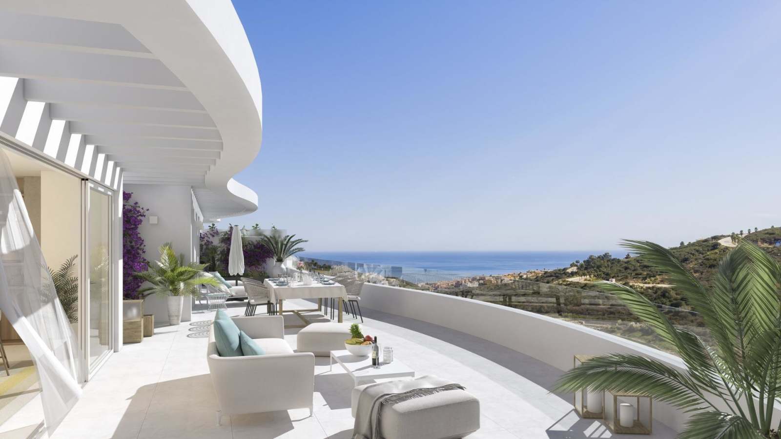 Ny leilighet med havutsikt – Privat jacuzzi og 125 m² terrasse, bilde 1