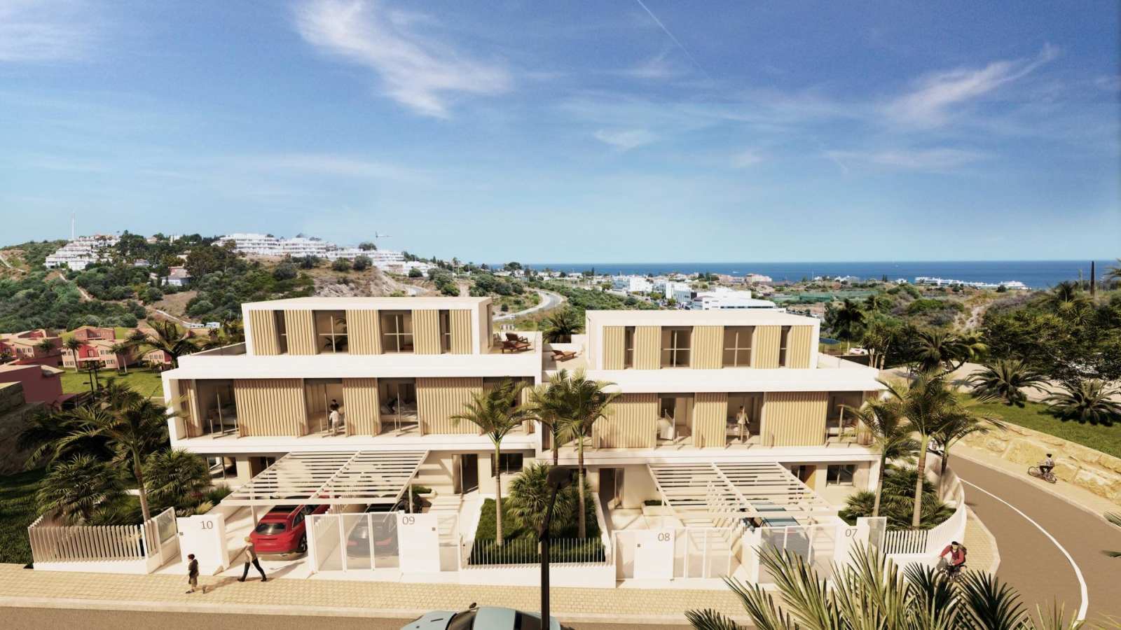 Kjempeflott ny villa med takterrasse og havutsikt – Privat basseng og 4 soverom, bilde 1