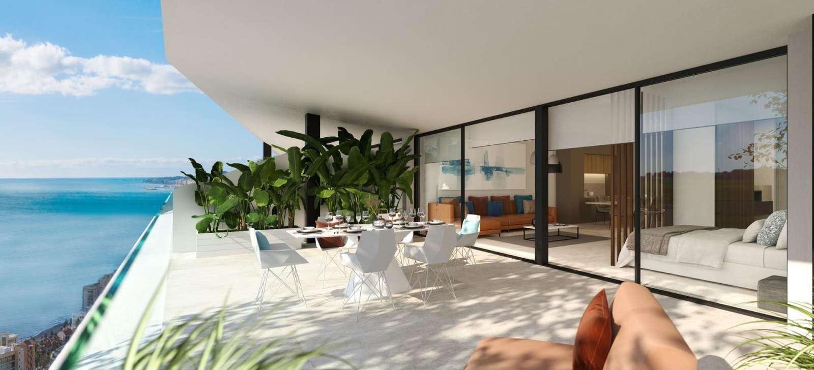 Ny leilighet med takterrasse og havutsikt – Gangavstand til strand, bilde 1