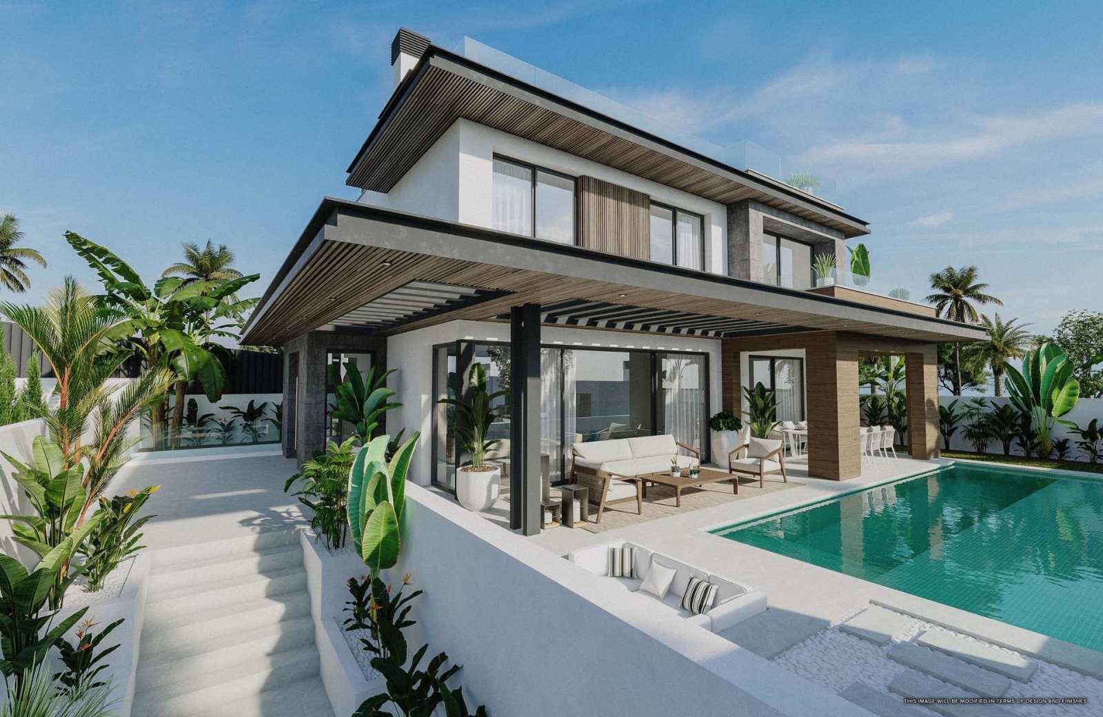 Eksklusiv villa i nybygg – Privat basseng og takterrasse, bilde 1