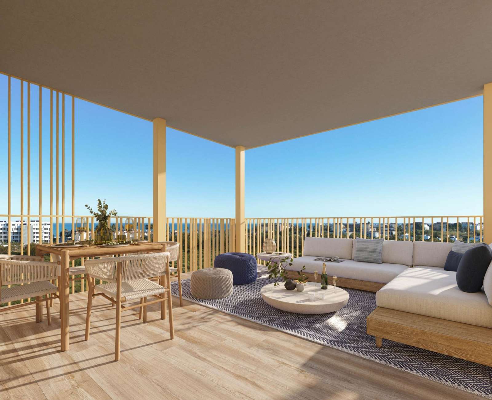 Nybygd leilighet med 1 soverom og 12 m² terrasse – Fellesbasseng og parkering, bilde 1