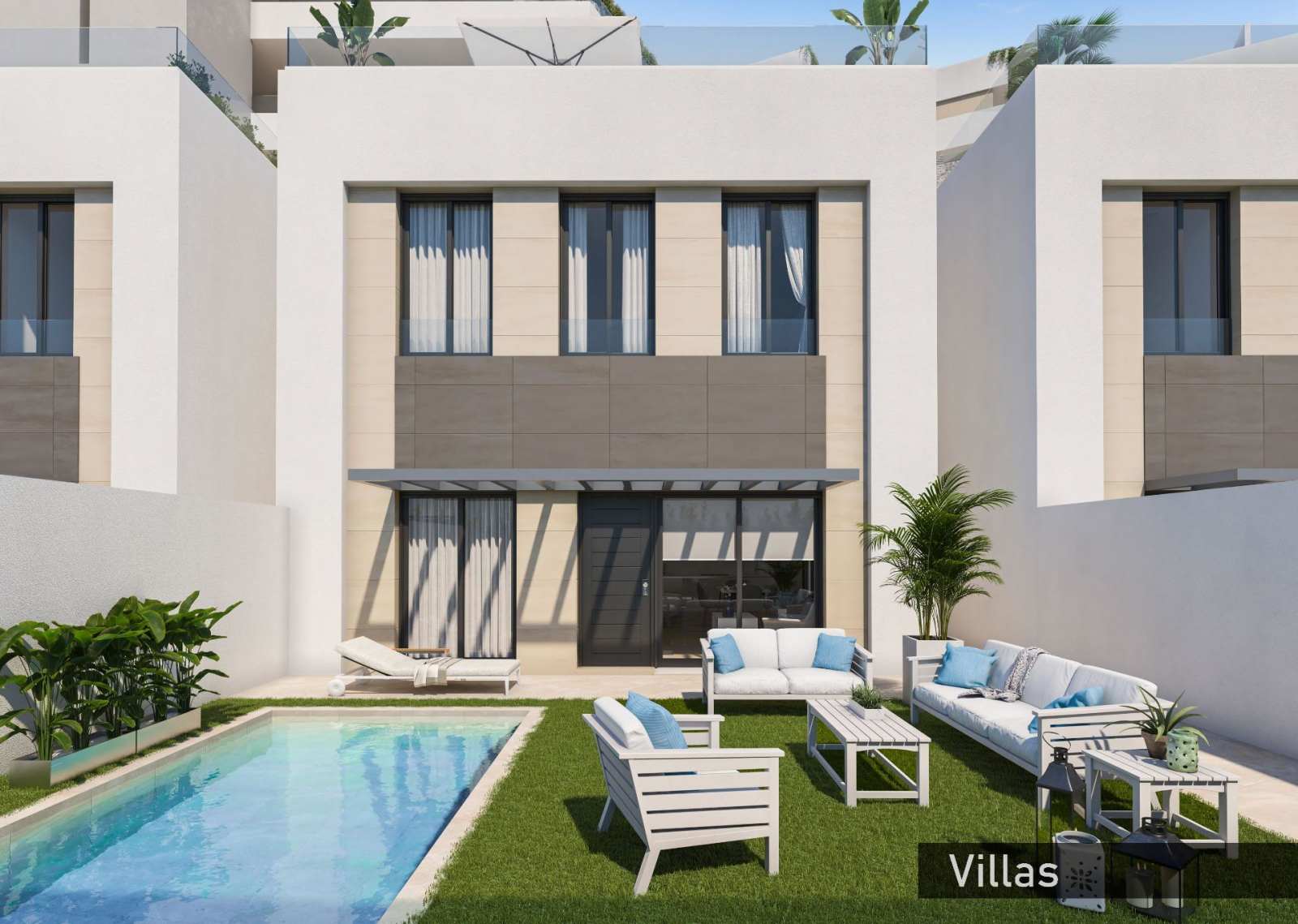 Ny villa med privat basseng – Takterrasse, bilde 1