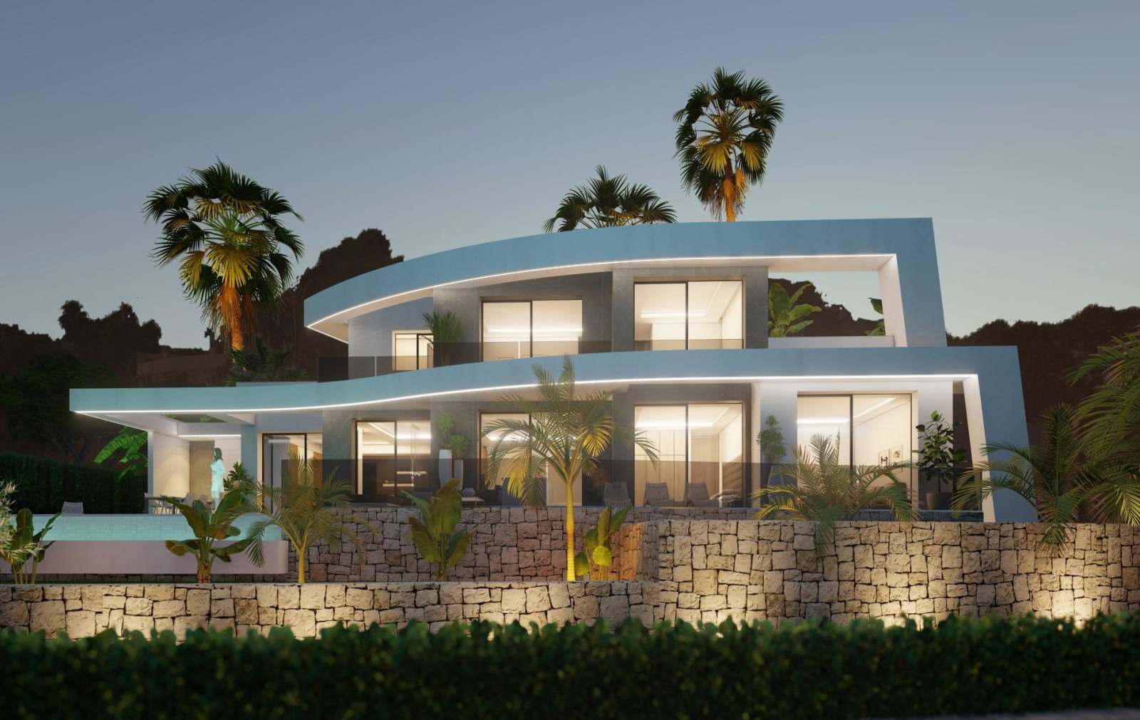 Eksklusiv villa med havutsikt – Privat basseng og gangavstand til strand, bilde 1