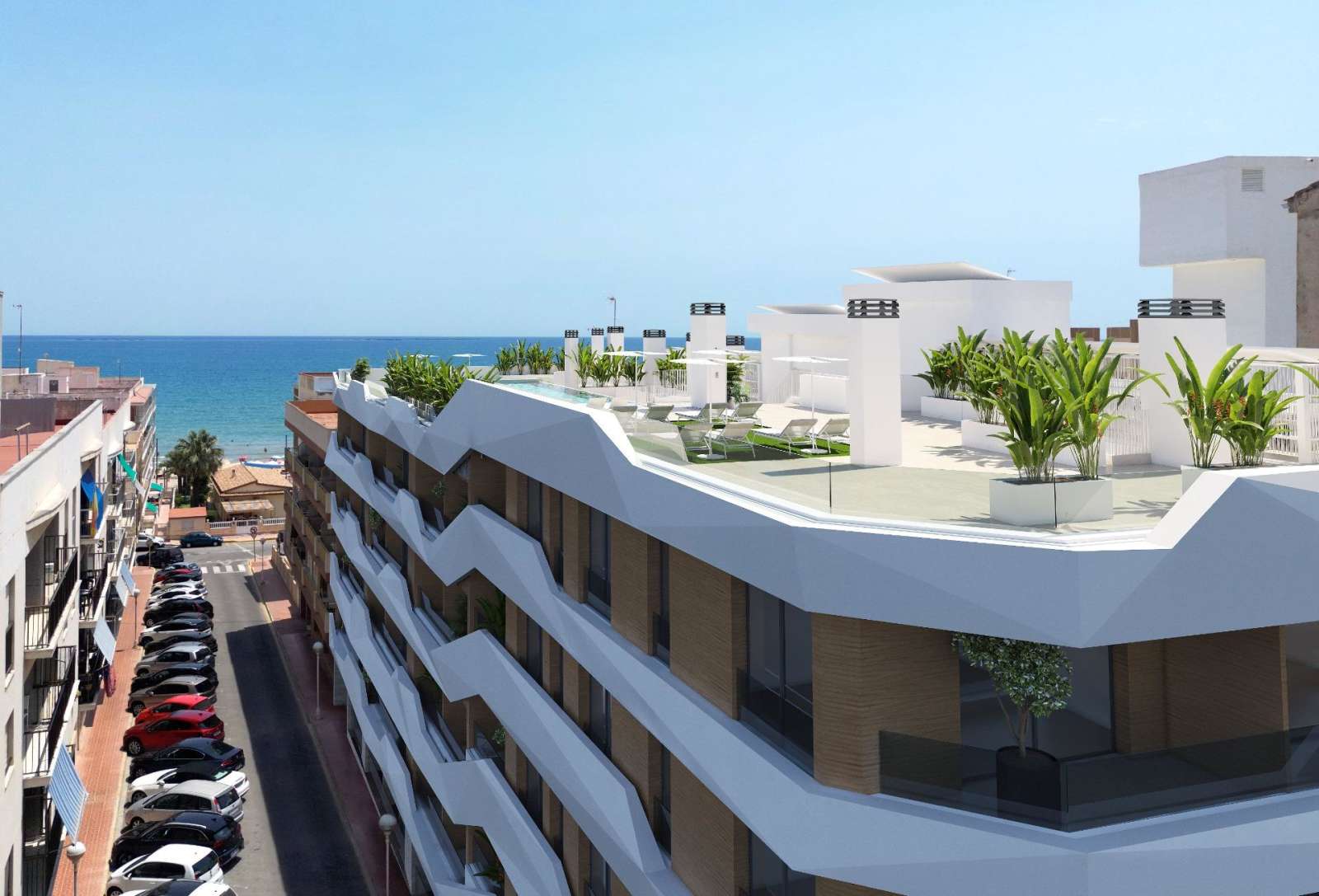 Nøkkelferdig leilighet med takterrasse – 100 meter fra stranden, bilde 1