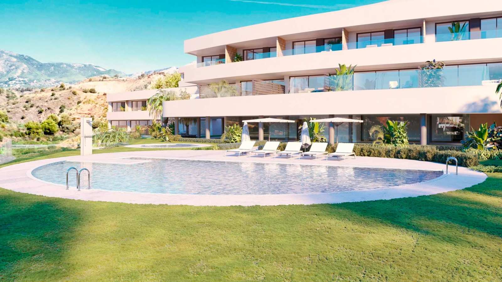 Kjempeflott rekkehus med havutsikt – Gangavstand til strand og privat basseng, bilde 1