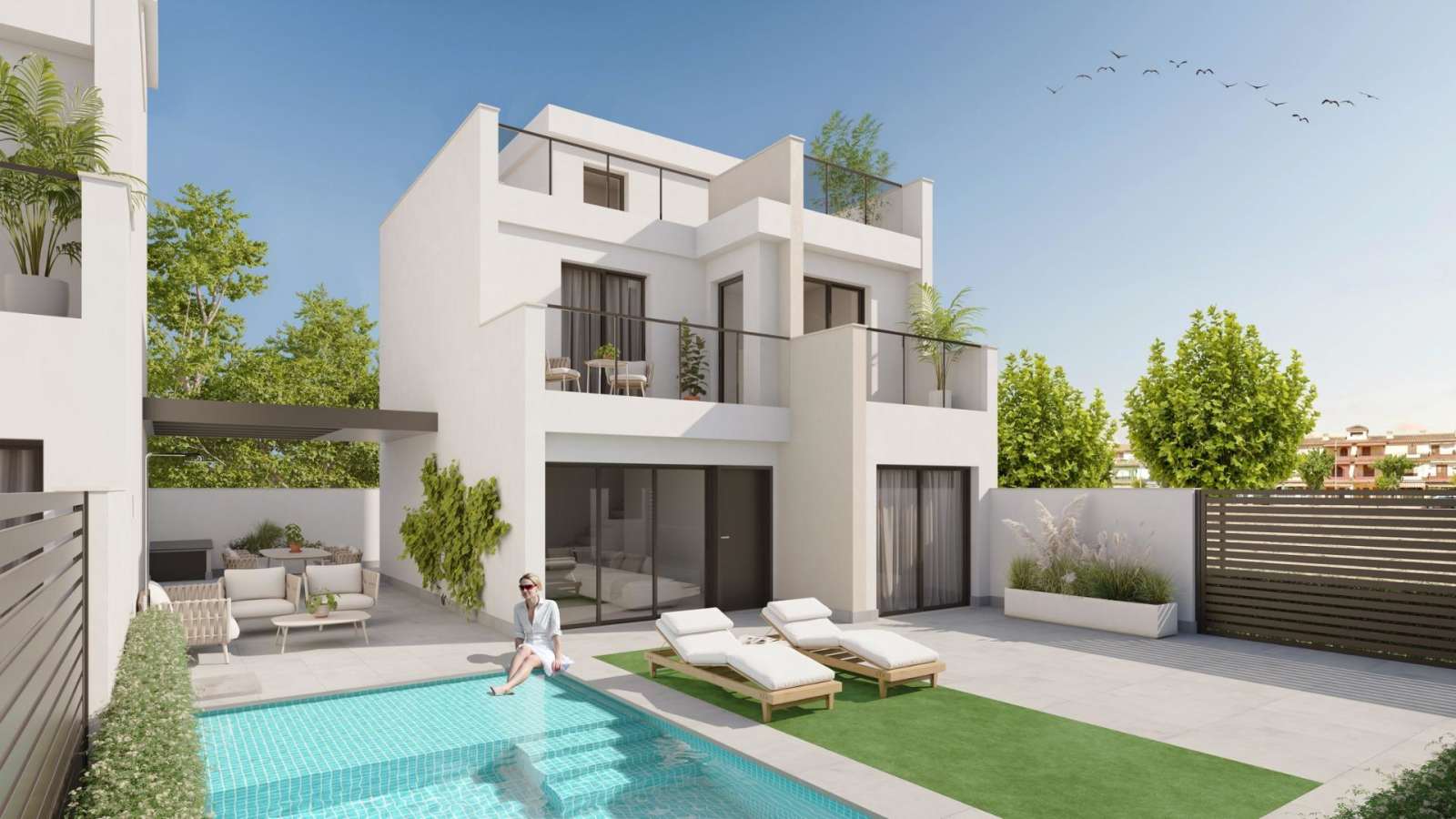Fantastisk villa med havutsikt – Gangavstand til strand, bilde 1