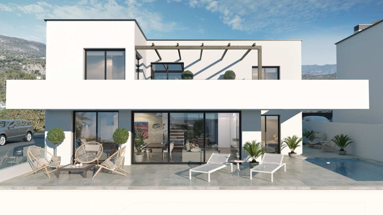 Fantastisk nybyggvilla – Privat basseng og havutsikt, bilde 1