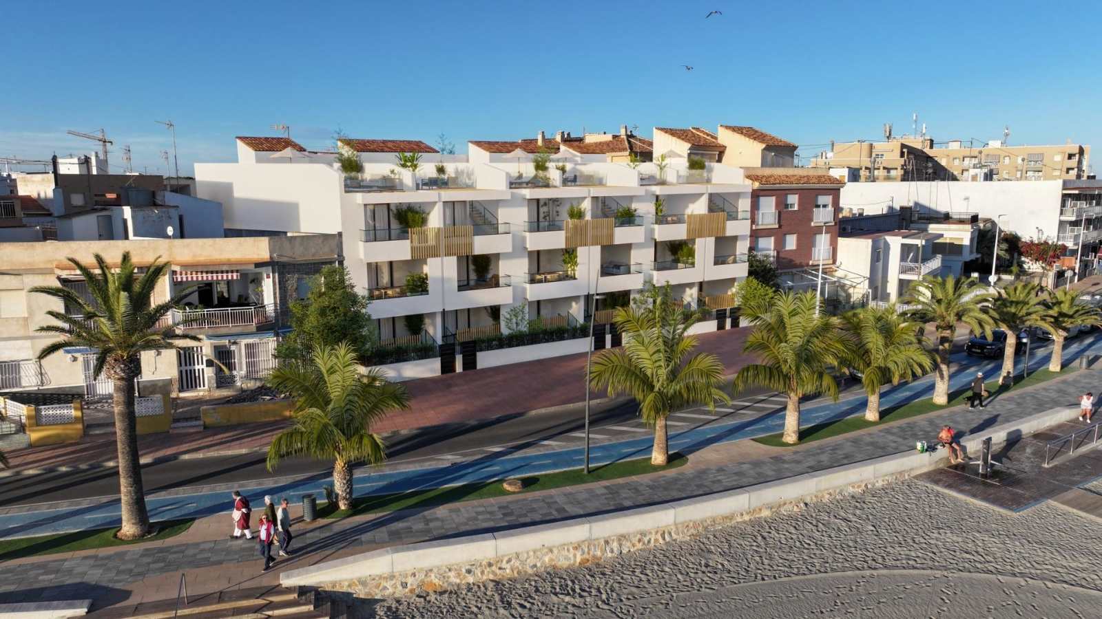 Ny leilighet med takterrasse og havutsikt – Førstelinje og gangavstand til strand, bilde 1