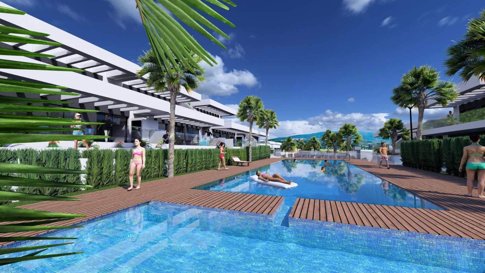Nybygde bungalower med takterrasse i La Finca Golf – 2 soverom og fellesbasseng, bilde 1