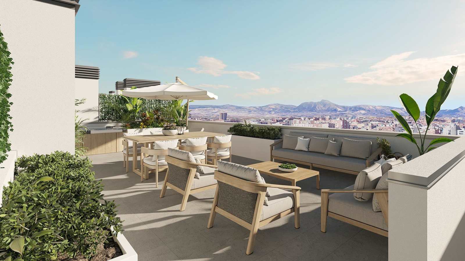 Nøkkelferdig leilighet med takterrasse – 3 soverom og fellesbasseng, bilde 1