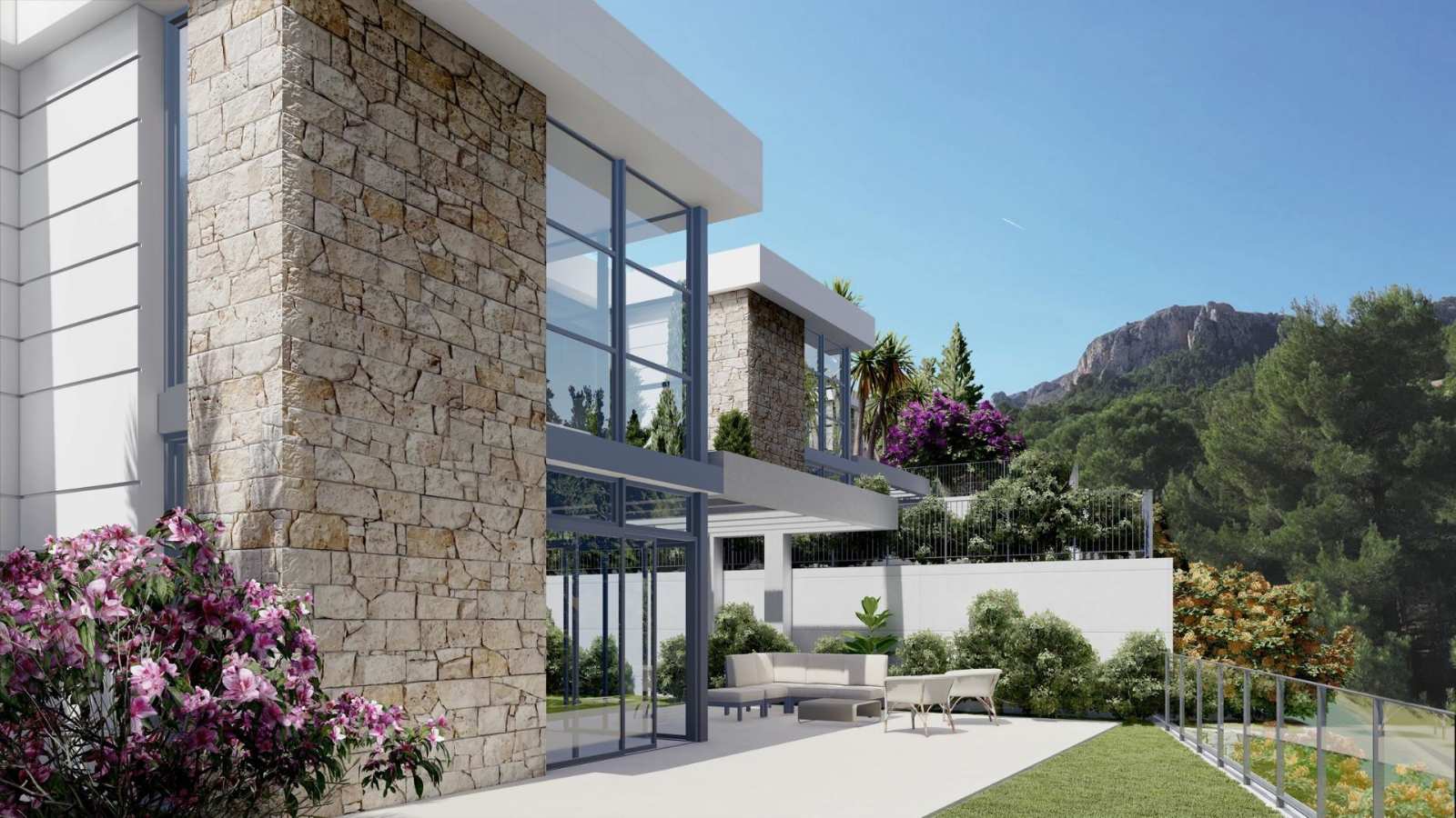Ny villa med hage og terrasse – Privat basseng og 3 soverom, bilde 1