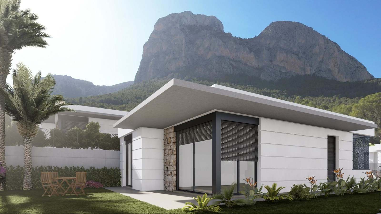 Nybygd villa i Polop – 3 soverom og privat hage, bilde 1