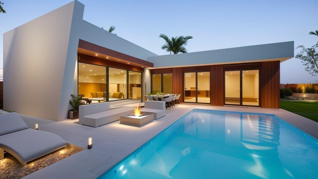 Ny villa med privat basseng, bilde 1