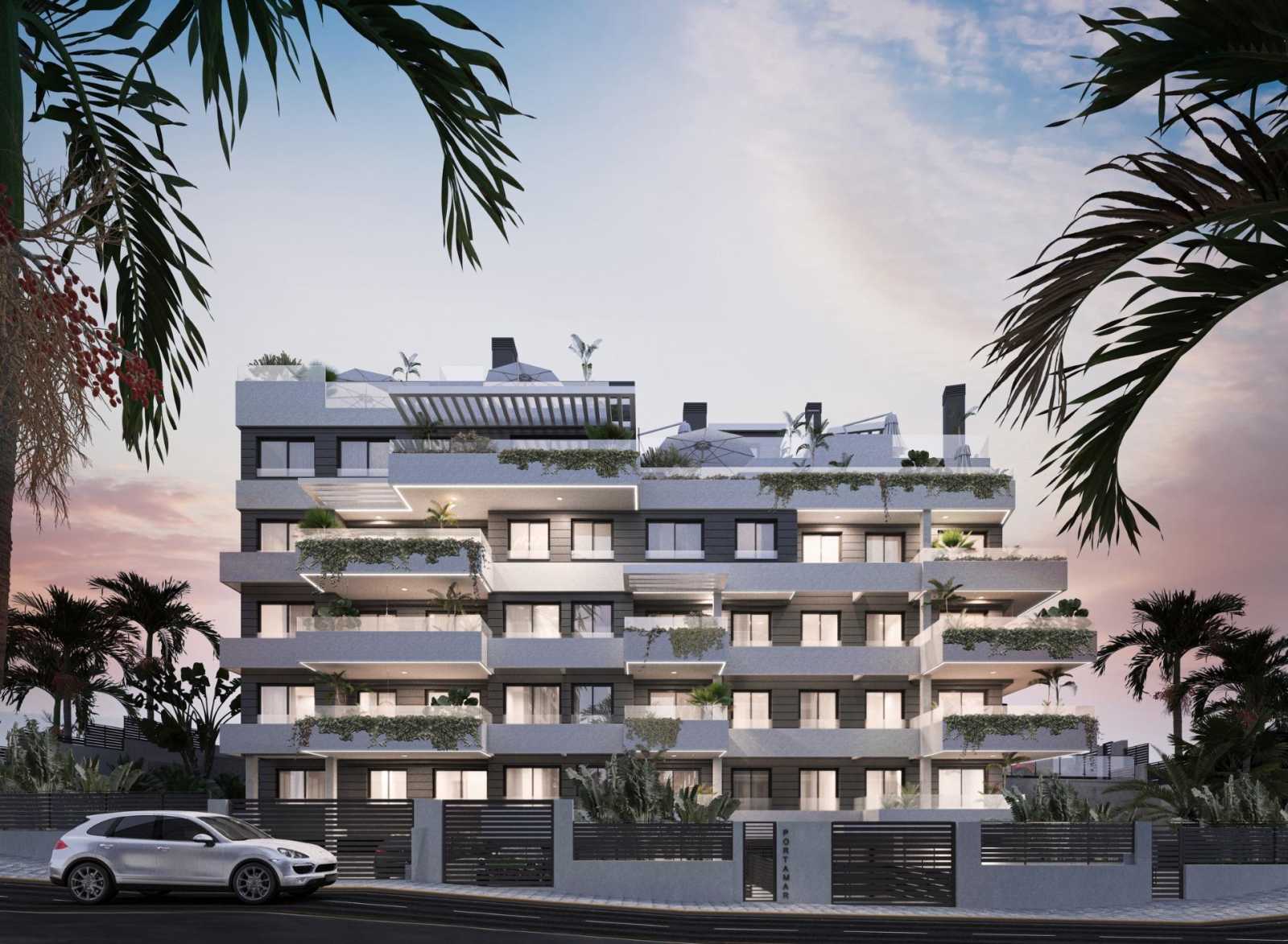 Nybygd leilighet med takterrasse – Gangavstand til strand og havutsikt, bilde 1
