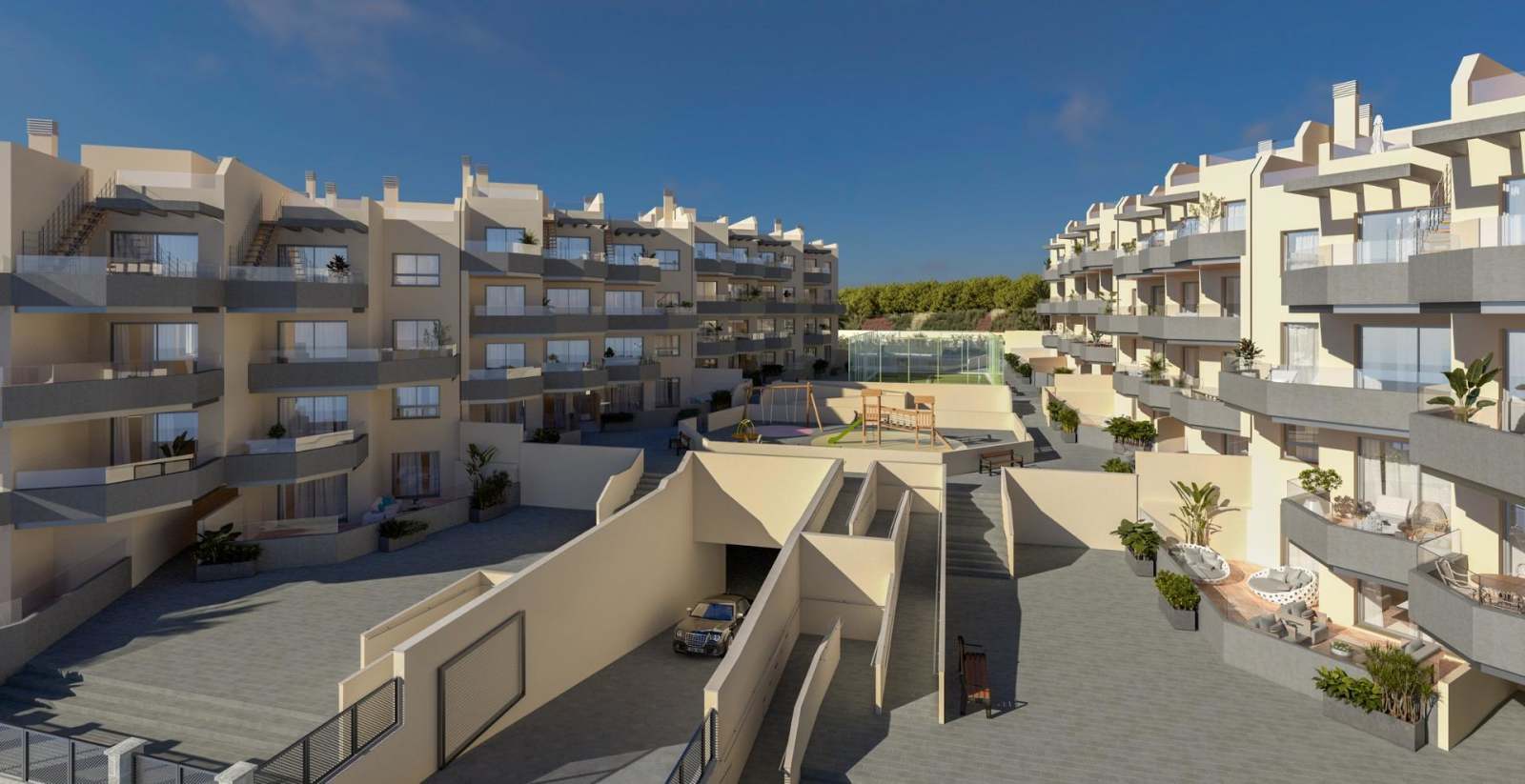 Ny leilighet med takterrasse og havutsikt – 200 meter fra stranden, bilde 1