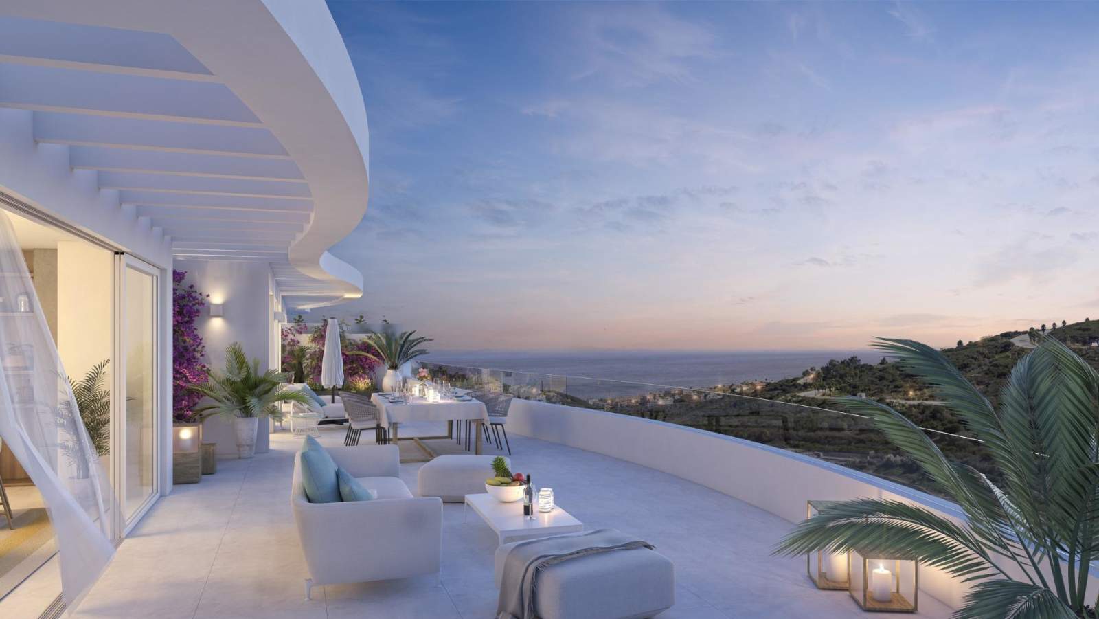 Ny leilighet med havutsikt – Privat boblebad og 81 m² terrasse, bilde 1