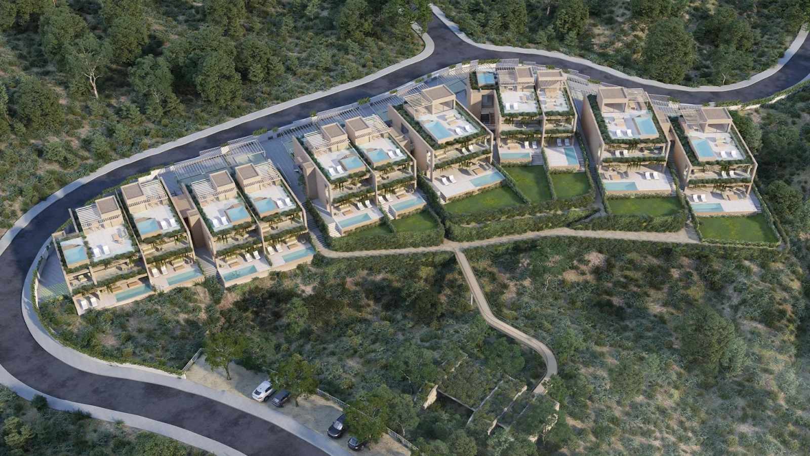 Eksklusivt nybygg med takterrasse og privat basseng, bilde 1