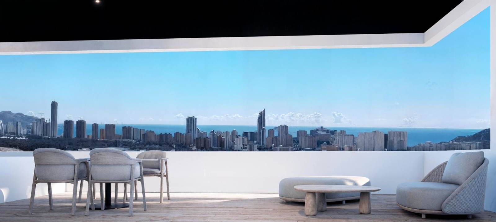 Ny leilighet med havutsikt – Privat solarium og fellesbasseng, bilde 1