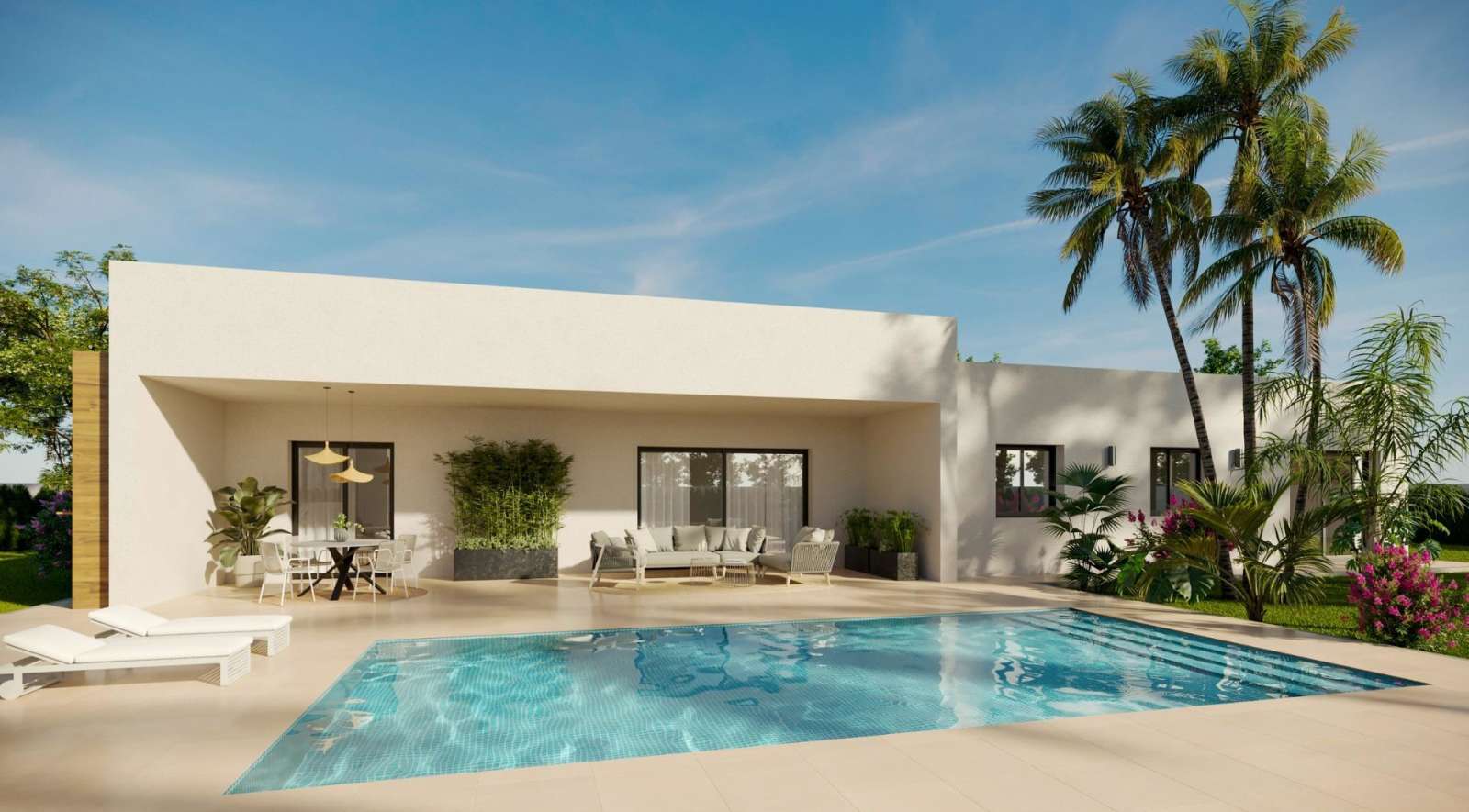 Nybygd villa med privat basseng, bilde 1