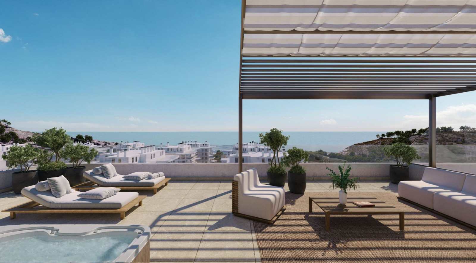 Ny leilighet med havutsikt – Gangavstand til strand og takterrasse, bilde 1