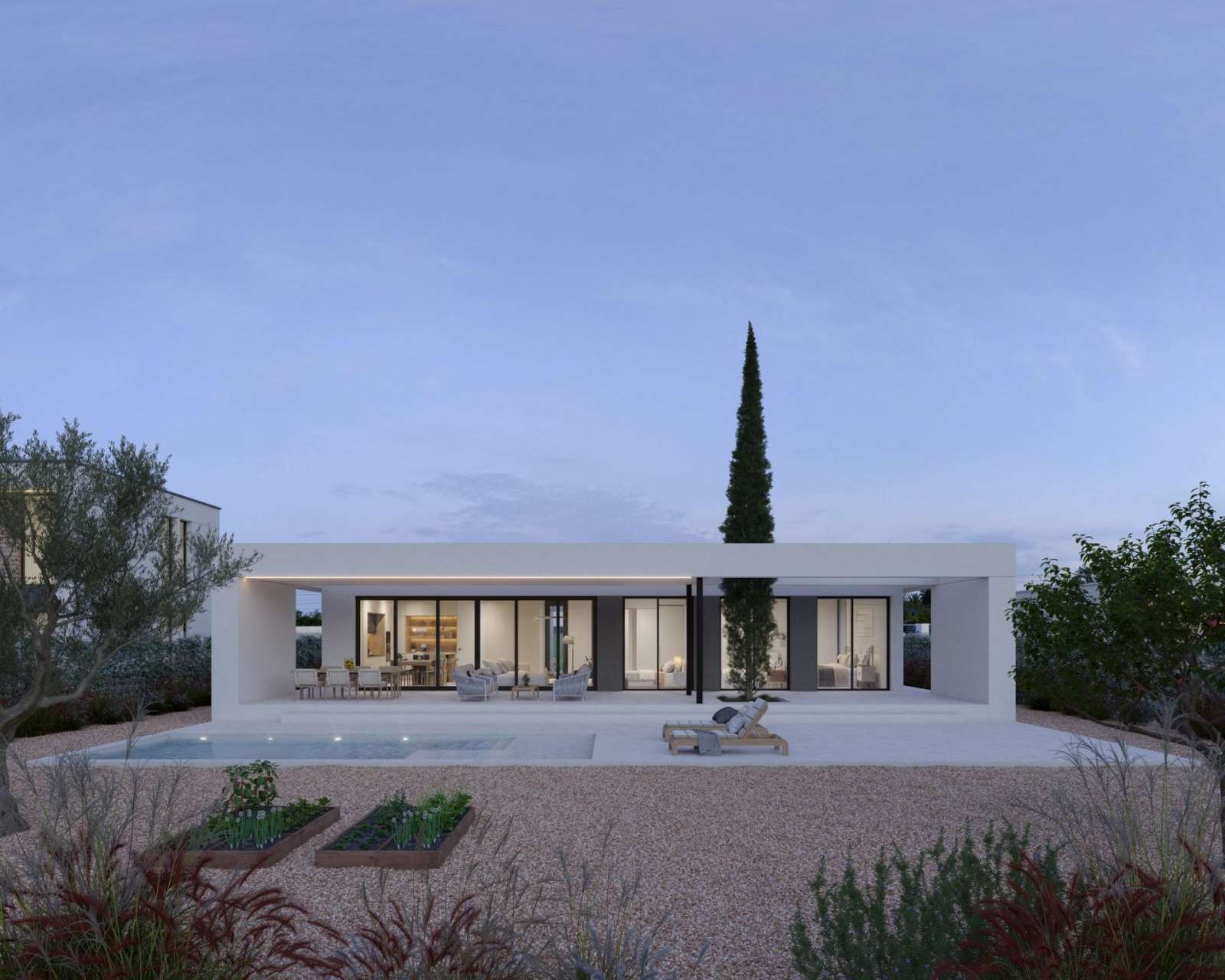 Kjempeflott villa ved golfbane – Privat basseng og 3 soverom, bilde 1