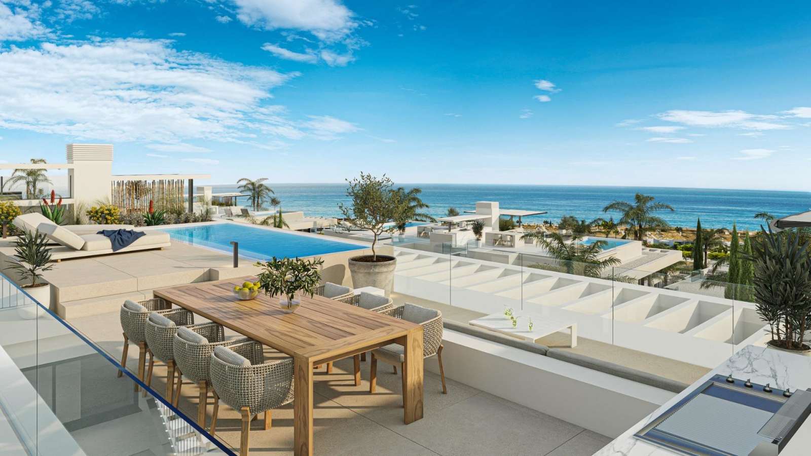 Eksklusiv villa med takterrasse – Privat basseng og havutsikt, bilde 1