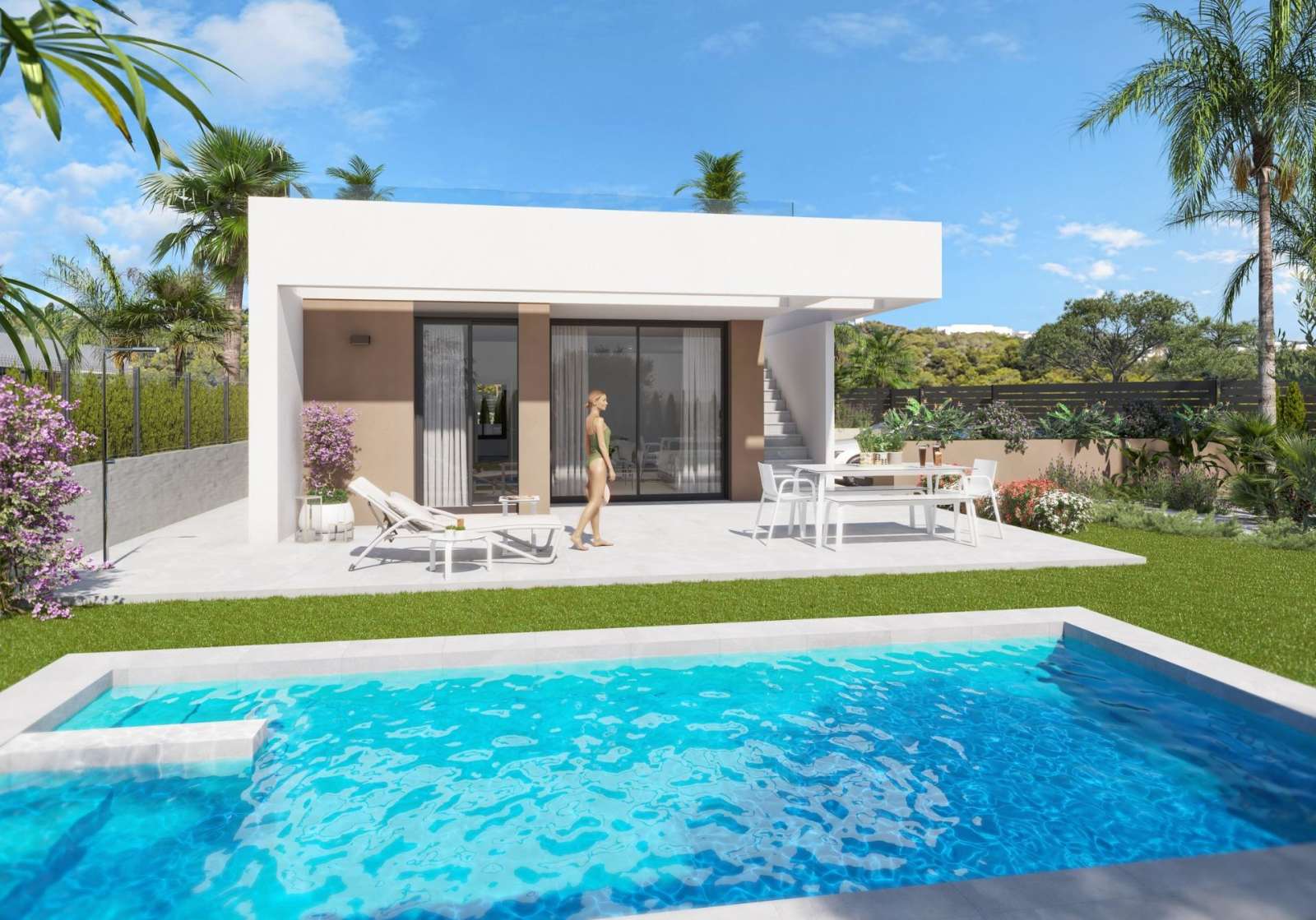 Ny villa med takterrasse og havutsikt, bilde 1
