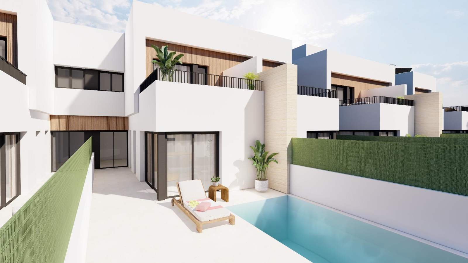 Nybygd villa med takterrasse og privat basseng, bilde 1