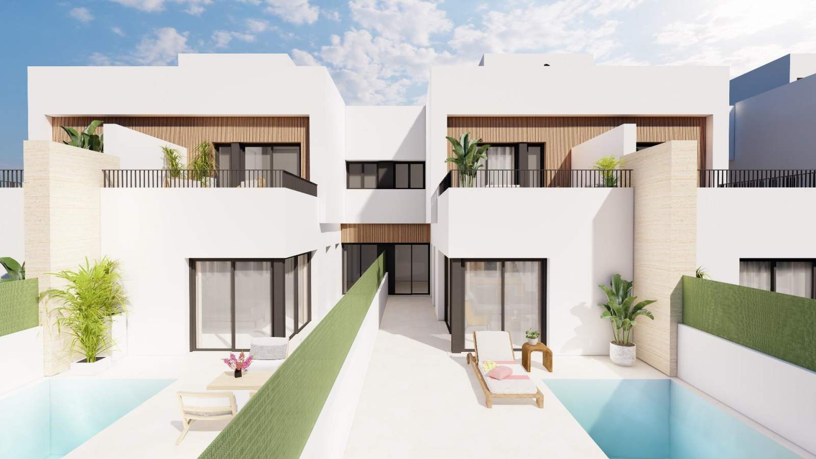 Nybygd villa med takterrasse og privat basseng, bilde 1