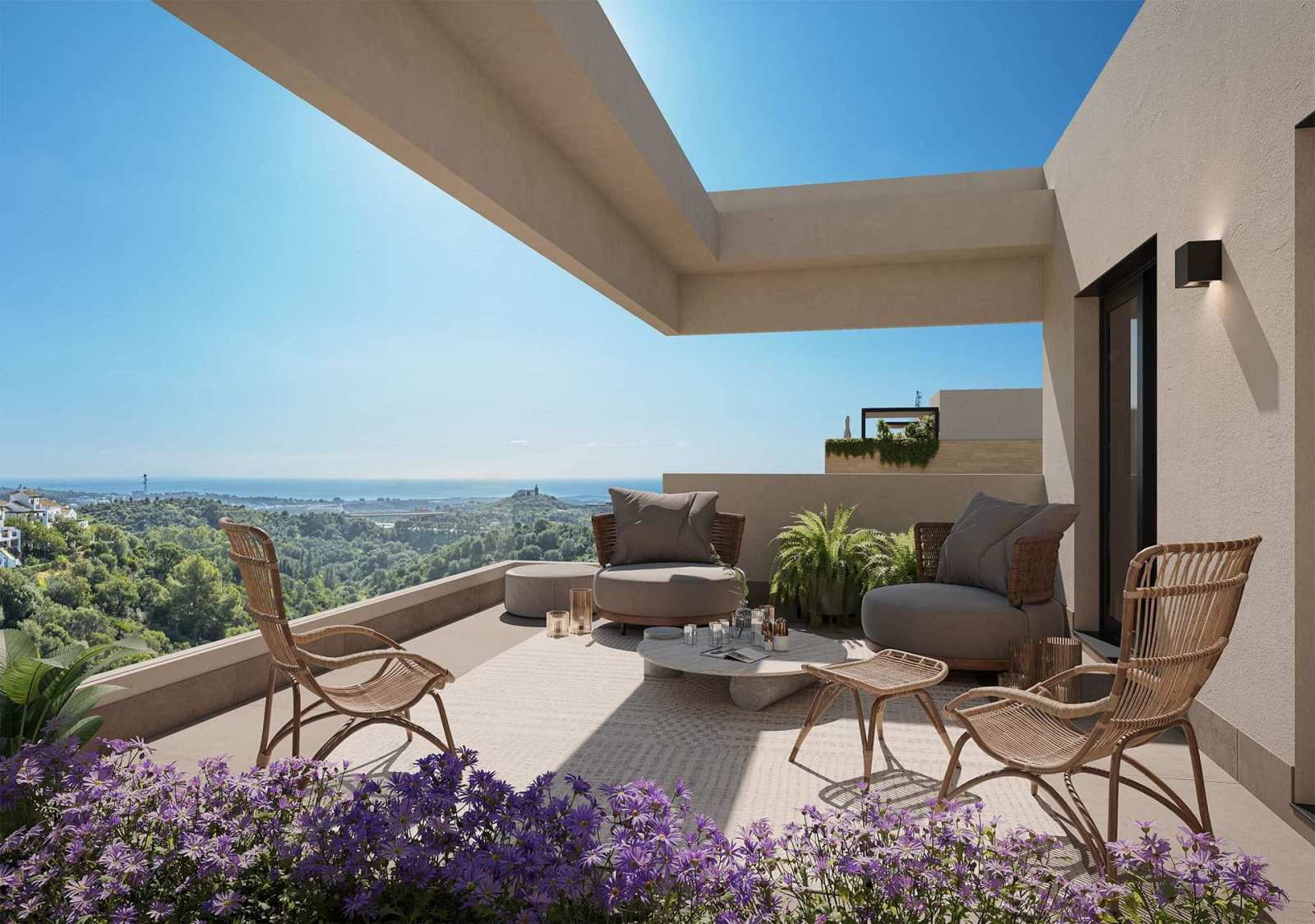 Eksklusiv nybygd leilighet med havutsikt – Takterrasse og 180 m², bilde 1